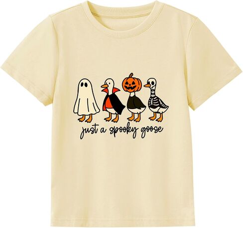 Toddler Halloween Shirt Baby Kid Cute Boo Pumpkin Tees Boys Girls Halloween Tops Clothes 2-7 Years in Saudi Arabia