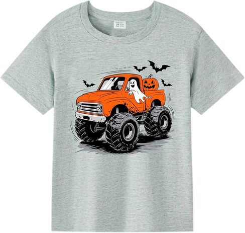 Toddler Halloween Shirt Baby Kid Cute Boo Pumpkin Tees Boys Girls Halloween Tops Clothes 2-7 Years in Saudi Arabia
