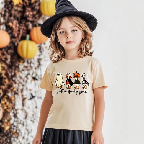 Toddler Halloween Shirt Baby Kid Cute Boo Pumpkin Tees Boys Girls Halloween Tops Clothes 2-7 Years in Saudi Arabia