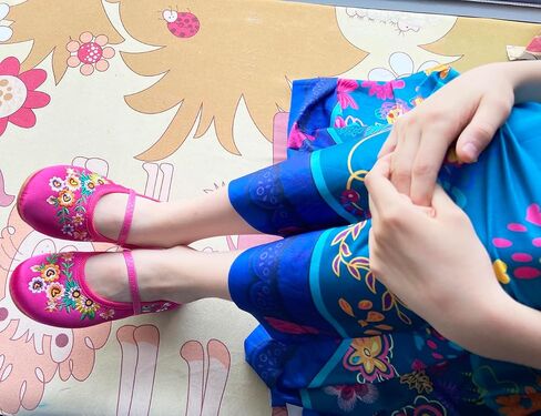 LZH Encanto Mirabel Isabela Shoes for Girls Dress Up Comfortable Mary-Jane Ballet Pumps Flats in Kuwait
