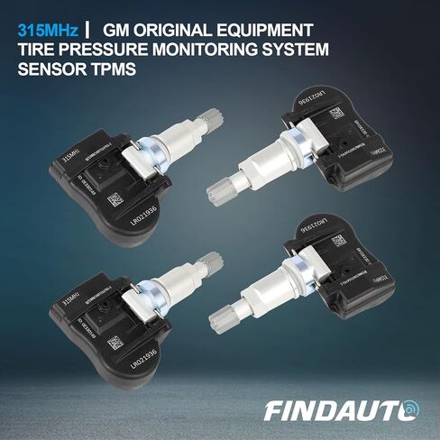 FINDAUTO Tire Sensor,315MHz Tire Pressure Monitoring System TPMS Sensor Replacement for Fiat for Mazda Replaces 5127335AF BHA4-37-140 C2C25519 XR855950 LR032833 BBM2-37-140B 4Pack in Saudi Arabia
