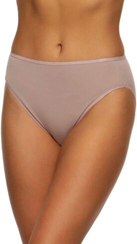 Felina Lingerie Womens 8 Pack Cotton Stretch Hi-Cut Full Coverage Panty in Saudi Arabia