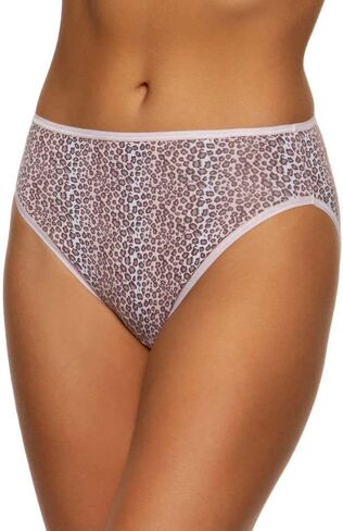 Felina Lingerie Womens 8 Pack Cotton Stretch Hi-Cut Full Coverage Panty in Saudi Arabia