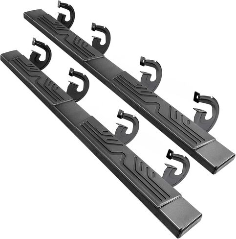 PZ Running Boards Compatible with 2015-2025 Ford F-150 SuperCrew Cab 4-Door, Mirror Stainless Steel Side Step, Nerf Bar Ridge Pattern in Kuwait