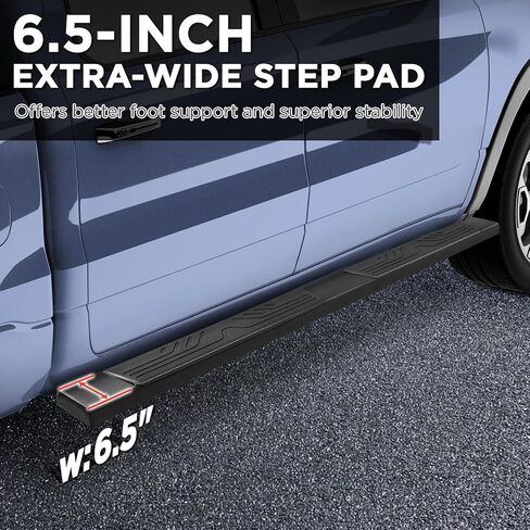 PZ Running Boards Compatible with 2015-2025 Ford F-150 SuperCrew Cab 4-Door, Mirror Stainless Steel Side Step, Nerf Bar Ridge Pattern in Kuwait