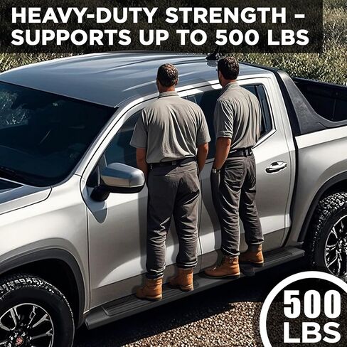 PZ Running Boards Compatible with 2015-2025 Ford F-150 SuperCrew Cab 4-Door, Mirror Stainless Steel Side Step, Nerf Bar Ridge Pattern in Kuwait