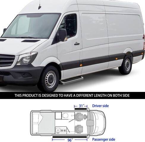 لوحات تشغيل الفضة الفضية APS 6in متوافقة مع Dodge Mercedes-Benz Sprinter 10-25 in Saudi Arabia