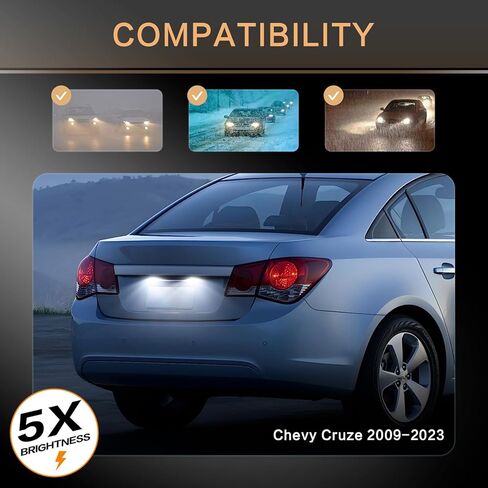 أضواء لوحة الترخيص LED متوافقة مع Ford Expedition 2003-2012، Taurus 1996-2007، Lincoln Navigator 2003-2012، Aviator 2003-2005، Mercury Sable 1996-2005 in Kuwait