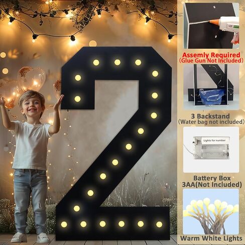 4FT Marquee Light Up Numbers, Black Giant Marquee Number Big Mosaic Number for 40th Birthday Party Decorations Backdrop 40 Anniversary Decor, Pre-Cut Frame Large Number 40 in Saudi Arabia