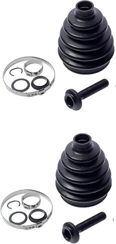 Replacement Set of 2 Left and Right Outer CV Joint Boot Kit For Audi in Saudi Arabia