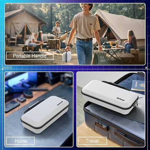 Carrying Case 3 in 1 Accessories Set Compatible with ROG Ally X, included EVA Carrying Case, Soft Silicone Protective Cover und 2 Pack Screen Protector, Portable and Easy to Carry in Saudi Arabia