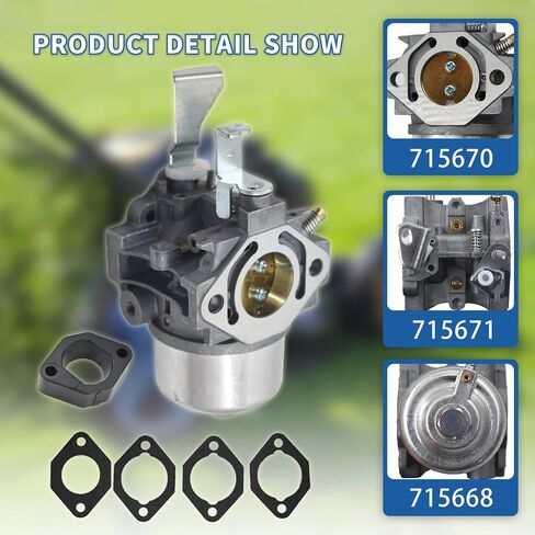 715670 715671 185432 Carburetor Replacement for Briggs Stratton 715668 715442 185432-0271-E1 185432-0614-E1 185432-0613-E1 Engine in Saudi Arabia