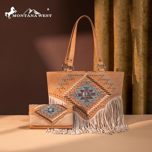 حقيبة حمل مونتانا ويست الغربية للنساء محفظة الكتف مع محفظة 2pcs in Saudi Arabia