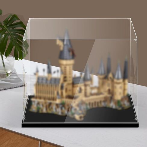 Acrylic Display Case for Lego 76417 Gringotts Wizarding Bank – Collectors' Edition, 17.71x15.74x31.49inches (45x40x80cm), Protect Your Collectibles from Dust with a Clear Showcase in Kuwait