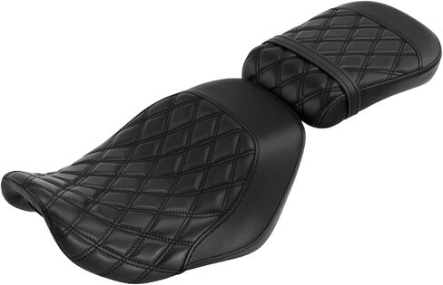 مقاعد ركاب السائق TCT-Motorparts مناسبة لهارلي Nightster RH975 الخاصة RH975S 2022-2025 Black+Red in Saudi Arabia