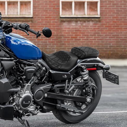 مقاعد ركاب السائق TCT-Motorparts مناسبة لهارلي Nightster RH975 الخاصة RH975S 2022-2025 Black+Red in Saudi Arabia
