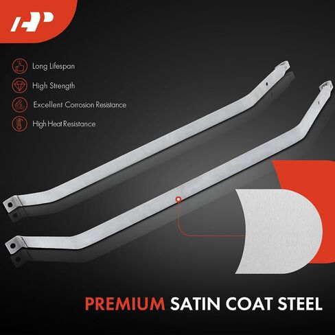 A-Premium Set of 2PCS Fuel Tank Straps Compatible with Buick Skylark 1975 & Chevrolet Nova 1973-1975 & Oldsmobile Omega 1973-1975 & Pontiac Ventura 1973-1975 in Saudi Arabia