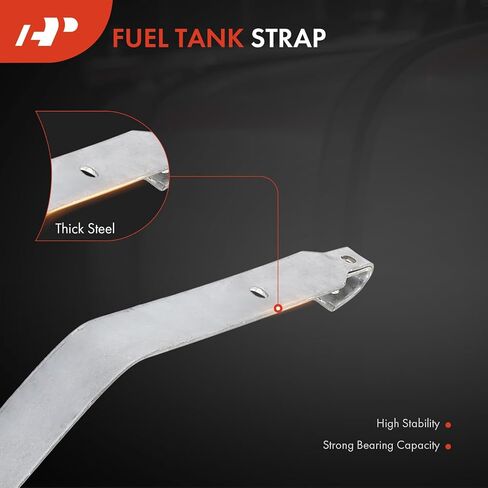 A-Premium Set of 2PCS Fuel Tank Straps Compatible with Buick Skylark 1975 & Chevrolet Nova 1973-1975 & Oldsmobile Omega 1973-1975 & Pontiac Ventura 1973-1975 in Saudi Arabia
