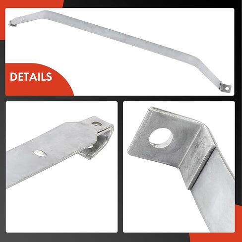 A-Premium Set of 2PCS Fuel Tank Straps Compatible with Buick Skylark 1975 & Chevrolet Nova 1973-1975 & Oldsmobile Omega 1973-1975 & Pontiac Ventura 1973-1975 in Saudi Arabia