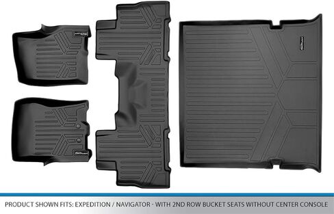 SMARTLINER Floor Mats - Cargo Liner Set Compatible with 2011-2017 Ford Expedition in Saudi Arabia