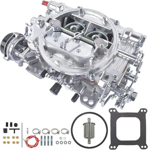 1406 Carburetor for Performer 600 CFM AFB Square Square Bore 4 Barrel متوافق مع Silverado Corvette Mustang Mercury Pickup Carburetor مع خنق كهربائي in Saudi Arabia