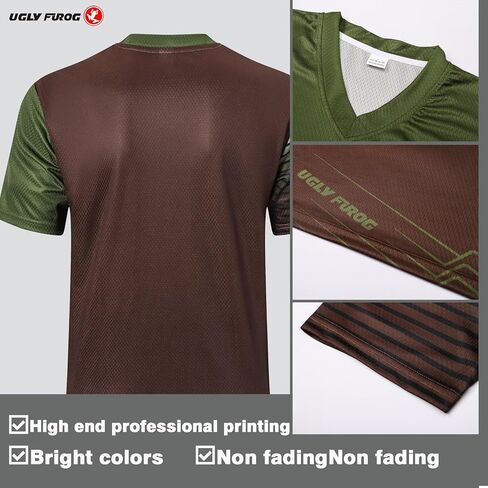 UGLY FROG Bike Wear Short Sleeve Men's Classic Fashion Cycling Downhill Jersey Sportswear Clothing in Kuwait