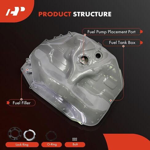 A-Premium Fuel Tank مع حلقة قفل و O-Ring متوافقة مع Honda Civic 1992 1993 1994 1995 ، 1.5L 1.6L ، GAS ، استبدل# 17500SR0A40 ، 17500SR3306 in Saudi Arabia