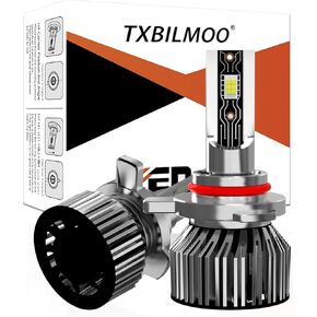 Compatible for 2004-2014 Ford F150 F250 F350 Light Bulbs, 9008/H13 High Low Beam 6500K White Light Combo Kit with Cooling Fan, Plug-N-Play, 44000LM Powersports Bulbs,2-Pack in Kuwait