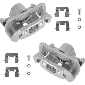 KUSATEC 19B2584 19B2585 Front Disc Brake Caliper with Bracket fit for Honda Accord 2003-2012; for Acura CL 2001-2003/RL 1999-2004/TL 1999-2008/TSX 2004-2014, Both Driver Passenger Side in Kuwait