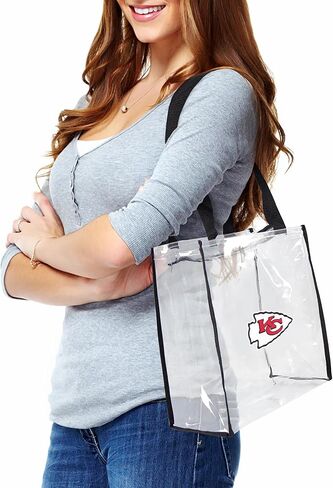 Littlearth Kansas City Chiefs NFL Clear Square Stadium Tote in Saudi Arabia