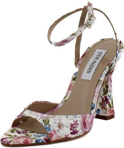 صندل بيكي بكعب نسائي من Steve Madden، طبيعي، 7 in Saudi Arabia