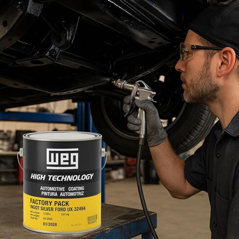 طلاء underbody التلقائي-1 جالون مصنع من نوع الطلاء السيارات | مقاومة للصدأ لإطارات الشاحنة والسيارات وحماية الهيكل السفلي | الانتهاء متينة | طلاء السيارات الاحترافي (Chevy Carbon Flash 501Q) in Saudi Arabia