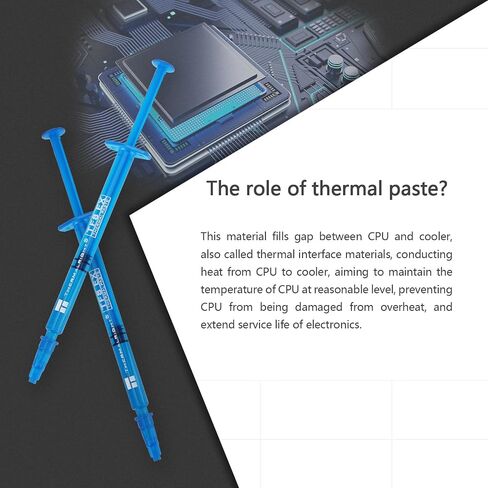 Thermalright TF8 EX 2.9g High Performance Thermal Paste 14W/m.k, Newly Upgraded High-Performance Heat Dissipation Paste for Processor/CPU/GPU/All CPU Coolers, 2.9Grams with a Spatula Tool(TF8 2.9g) in Saudi Arabia