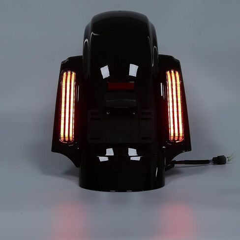 Rear Fender System with Stretched Saddlebags fits for Harley Davidson Touring Road King, Road Glide, Street Glide and Select CVO Models 2014-2023 in Saudi Arabia