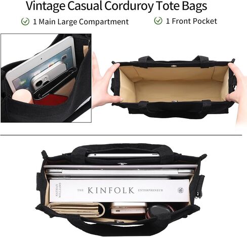 GAEKEAO Corduroy Tote Bag for Women Hobo Crossbody Bag Purse Shoulder Handbags Satchel Bag in Kuwait