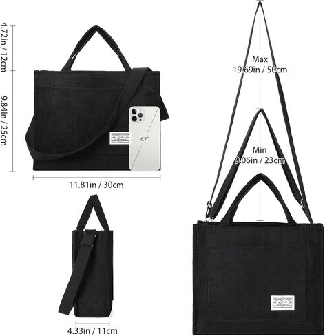 GAEKEAO Corduroy Tote Bag for Women Hobo Crossbody Bag Purse Shoulder Handbags Satchel Bag in Kuwait