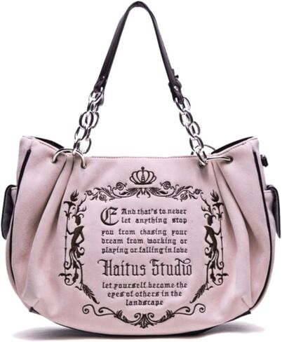 Coquette Tote Bag Cute Core Aesthetic Tote Bag Womens Crossbody Bag Satchels Bags Pink Goth in Saudi Arabia