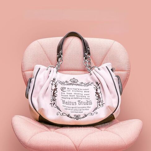 Coquette Tote Bag Cute Core Aesthetic Tote Bag Womens Crossbody Bag Satchels Bags Pink Goth in Saudi Arabia