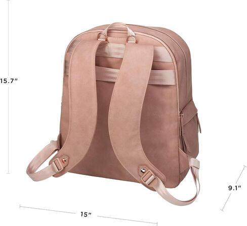 Petunia Pickle Bottom 2-in-1 Provisions Breast Pump & Diaper Bag Backpack | Designed for Busy Parents | Spacious Main Compartment for Carrying Essentials | Saddle in Saudi Arabia