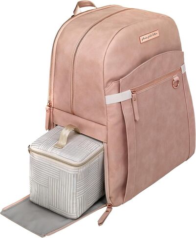 Petunia Pickle Bottom 2-in-1 Provisions Breast Pump & Diaper Bag Backpack | Designed for Busy Parents | Spacious Main Compartment for Carrying Essentials | Saddle in Saudi Arabia