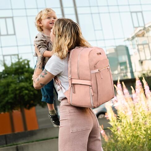 Petunia Pickle Bottom 2-in-1 Provisions Breast Pump & Diaper Bag Backpack | Designed for Busy Parents | Spacious Main Compartment for Carrying Essentials | Saddle in Saudi Arabia