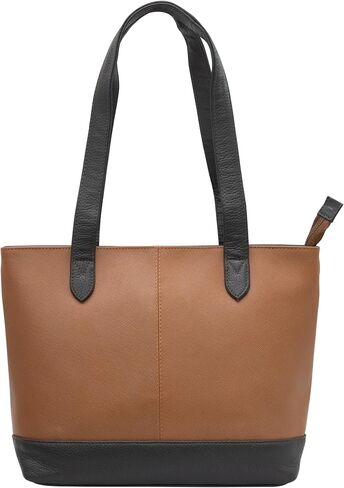Hand Crafted Genuine Leather Women Tote Bag Soft Handbags Shoulder Bag Stylish Top Handle Bag Office Laptop Bag in Saudi Arabia