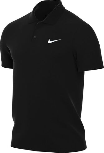 NikeCourt Dri-FIT Men's Tennis Polo (Black/White, DD8372-010) Size Small in Saudi Arabia