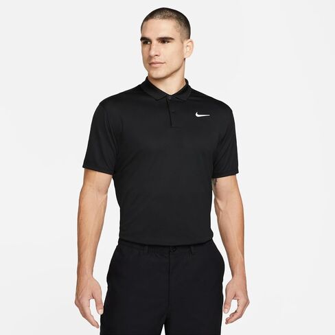 NikeCourt Dri-FIT Men's Tennis Polo (Black/White, DD8372-010) Size Small in Saudi Arabia
