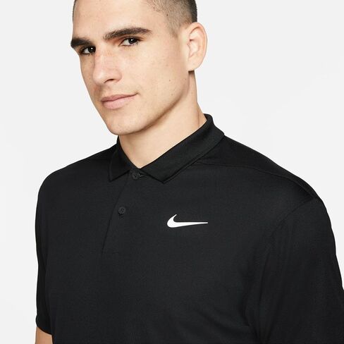 NikeCourt Dri-FIT Men's Tennis Polo (Black/White, DD8372-010) Size Small in Saudi Arabia
