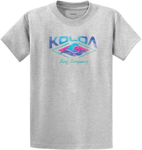 Koloa Surf Mens Greated Jewel Tones Logo Tee Tee Heavy Cotton Tee in Kuwait