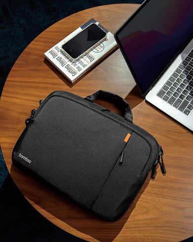 tomtoc 360 Protective Laptop Carry Case for 14-inch MacBook Pro M4/M3/M2/M1 Pro/Max A3112 A3401 A3185 A2992 A2918, Water-resistant Laptop Shoulder Bag for 13-inch MacBook/iPad Pro M4/iPad Air M3 M2 in Saudi Arabia