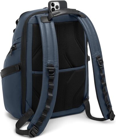 Tumi - حقيبة ظهر Search Alpha Bravo - حقيبة السفر والتنقل المحمول - تناسب ما يصل إلى 15 "شاشة - 17.0" × 14.0 "x 8.3" - قماش مغلف بالبحرية in Kuwait