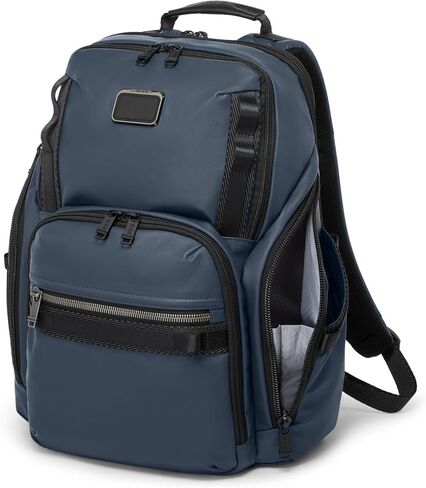 Tumi - حقيبة ظهر Search Alpha Bravo - حقيبة السفر والتنقل المحمول - تناسب ما يصل إلى 15 "شاشة - 17.0" × 14.0 "x 8.3" - قماش مغلف بالبحرية in Kuwait