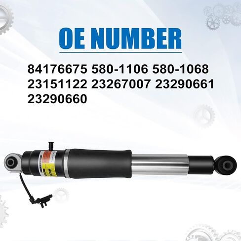 Teilelager 84176675 Pair Rear Air Shock Absorber with Electronic Sensor for Tahoe Suburban Cadillac Escalade ESV GMC Yukon XL 2015-2021 in Saudi Arabia